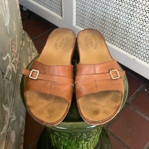 Kork Ease slip on leather sandals
